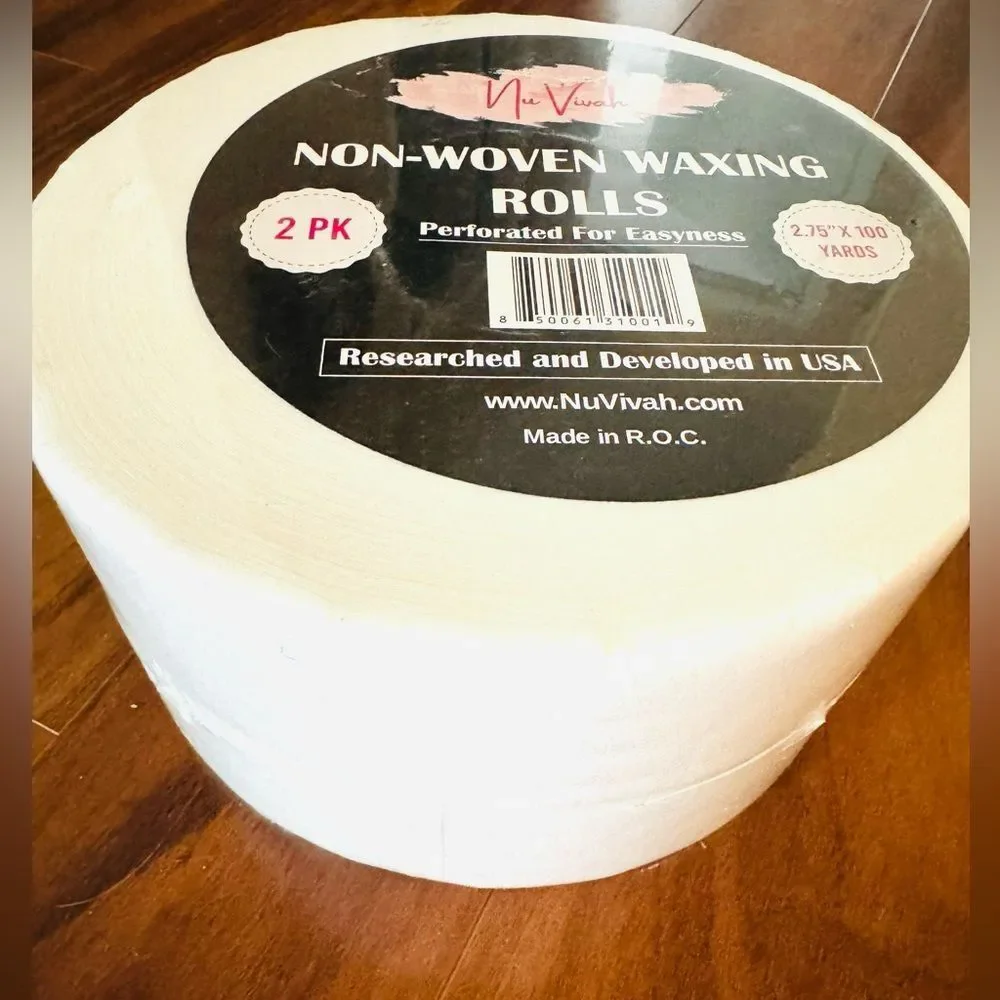 2Pk Non-Woven Waxing Rolls Total Of 200 Yards